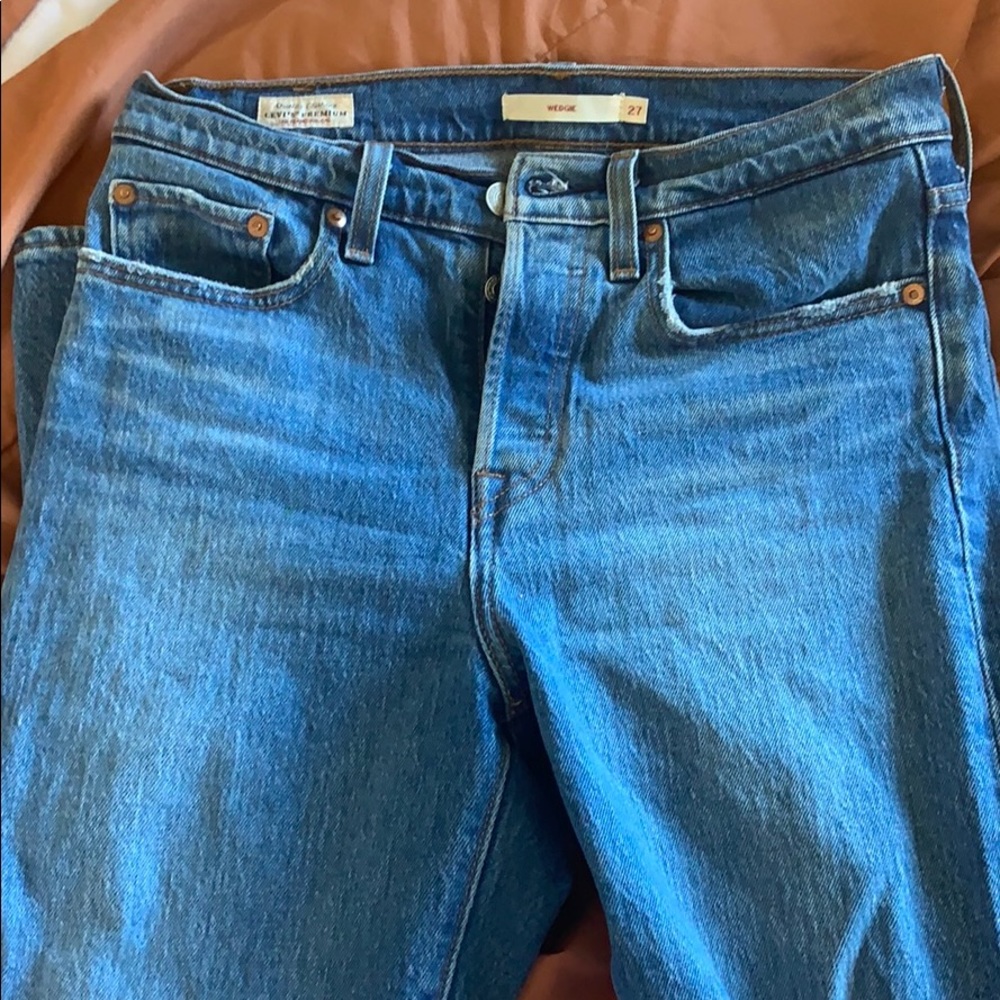 High waisted wedgie fit Levi